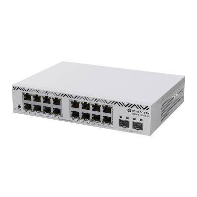8. Switch Mikrotik CSS318-16G-2S+IN 18p Managed Gigabit/10G