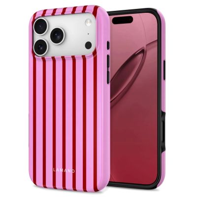 2. Tech-Protect Lamano MagSafe Case for iPhone 18 Pro / 17 Pro - Pink/Red