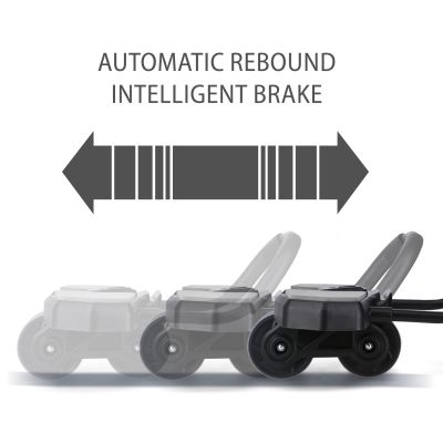 16. KA10 BLACK ABS WHEEL AUTOMATIC WHEEL FOR EXERCISING THE ABDOMINAL MUSCLES WITH SUPPORT