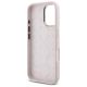 7. Guess Silicone Logo Strass 4G case for iPhone 16 - light pink