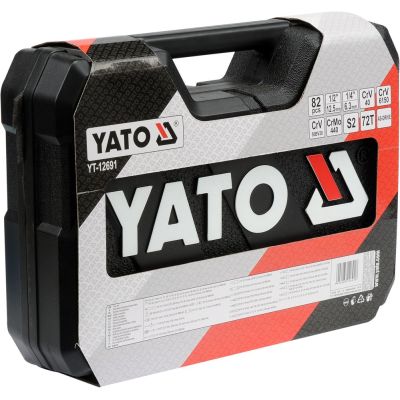 2. YATO wrench set 82 pieces 1/2"/1/4" 12691