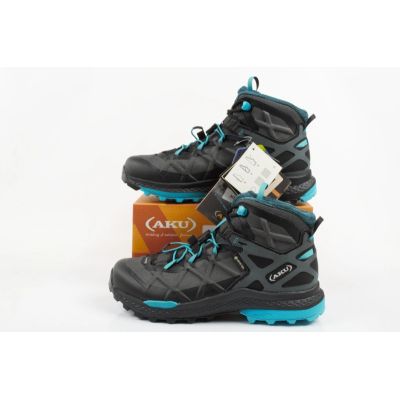 10. AKU Rocket Mid DFS GTX Women's Hiking Shoes - Black/Turquoise