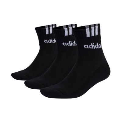 2. adidas Cushioned 3-Stripes Linear Half-Crew socks IC1294