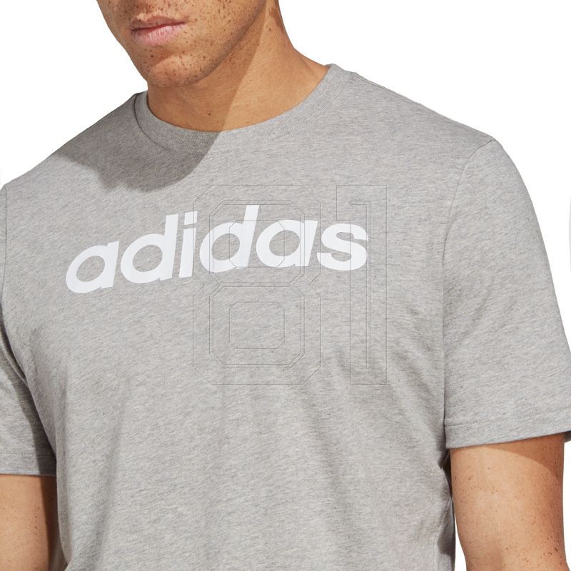 5. adidas Essentials Single Jersey Linear Embroidered Logo Tee M IC9277