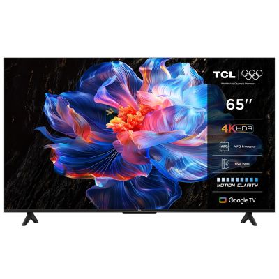 11. TCL 65P69K LED TV 65'' 4K Ultra HD Google TV Dolby Atmos DVB-T2 Black