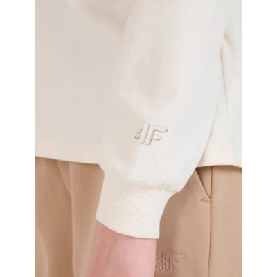 5. Longsleeve oversize smooth girls 4F 4FJWSS25TLONF377-12S