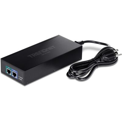 5. Trendnet TPE-319GI injector 10G PoE++, 10 Gigabit Ethernet, 1000/10000, IEEE 802.3, IEEE 802.3ab, IEEE 802.3af, IEEE 802.3an, IEEE 802.3bt, IEEE 802.3bz, IEEE 802.3u, 0.7 W, 90 W
