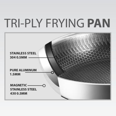 3. Frying pan with lid 26cm MR-1216-26 MAESTRO