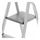 2. AWTOOLS Freestanding Aluminum Ladder 5 Steps Up to 125 kg