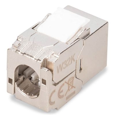 5. Digitus Compact CAT 6A Keystone Module, Shielded, Tool-Free Installation. 24 pcs.