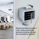 11. Extralink - 19" 6U 600x600 AZH Gray Wall Mounted Cabinet