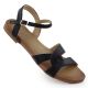 4. Black women's sandals S.Barski KV51-022