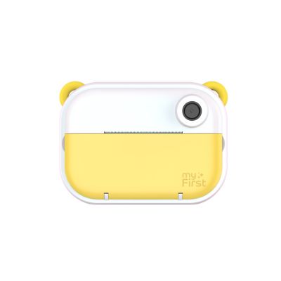 5. myFirst Camera Insta Wi instant camera for kids with printer and label printing, 2.4" IPS screen, dual 12 MP lens (yellow)