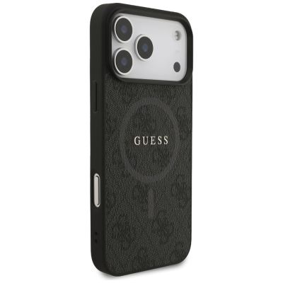 4. Guess 4G Ring Classic Logo MagSafe case for iPhone 17 Pro Max - black