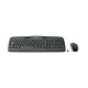 Logitech 920-03999 Membrane Keyboard + Mouse Set (USB 2.0; (DE); black; optical)