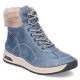 Women's insulated ankle boots, blue, Rieker 44530-14