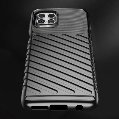 6. Thunder Case Flexible Tough Rugged Cover TPU Case for Motorola Moto G100 / Edge S black