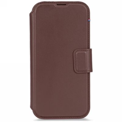 2. Decoded Leather Detachable Wallet MagSafe case for iPhone 17 - brown