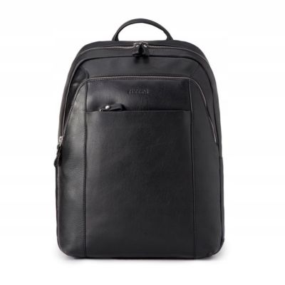 2. Puccini Royal Collection Men's Leather Backpack for 15.6" Laptop Black - LGD6323-1