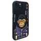2. Nimmy Cool&Cute 2.0 Monkey case for iPhone 15 - black