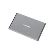 NATEC Rhino Go NKZ-1281 Hard Drive Case (2.5"; USB 3.0; Aluminum; Gray)