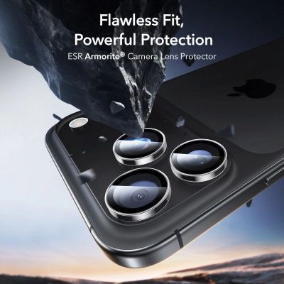 3. ESR Armorite Camera Protector for iPhone 14 Pro / Pro Max / 15 Pro / Pro Max / 16 Pro / Pro Max / 17 Pro / Pro Max - Clear