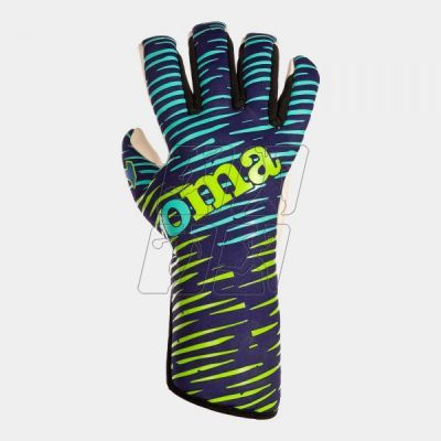 GK PANTHER GOALKEEPER GLOVES GREEN TURQUOISE NAVY