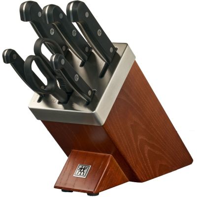 16. ZWILLING Gourmet Knife Set 36133-000-0 (Knife Block, Scissors, Knife x 5)