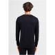 9. Odlo BL TOP crew neck l/s MERINO 200 men's t-shirt size M Black