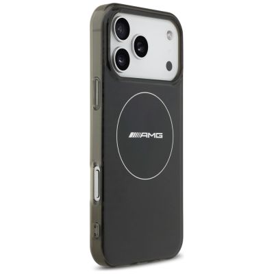 4. AMG Double Layer Transparent Smocked MagSafe Case for iPhone 17 Pro Max - Black