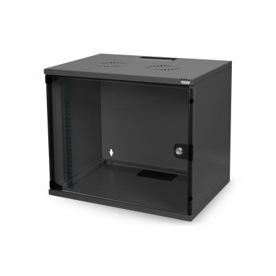 Digitus 19" 7U wall-mounted network cabinet 540x400, glass door, gray, undivided, unassembled, 60kg