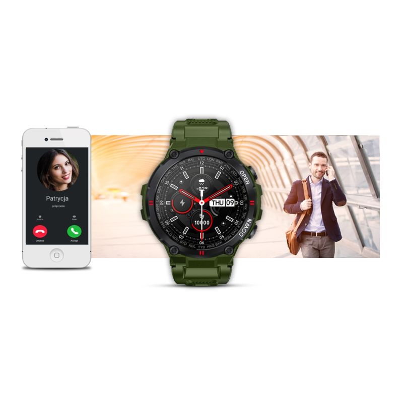 4. Smartwatch GIEWONT Green GW430-3