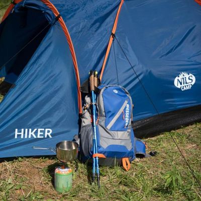 19. Nordic Walking poles Nils Extreme NW607 blue