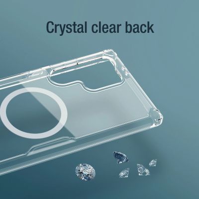11. Nillkin Nature Pro armored case with a magnetic ring for Samsung Galaxy S24 Ultra - white