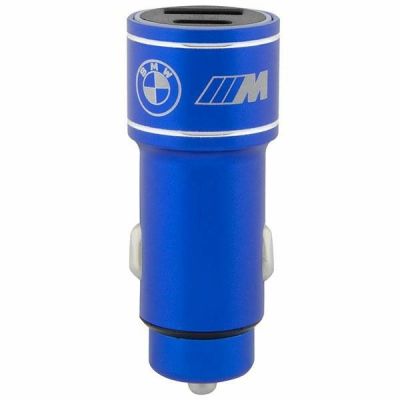 2. BMW M Edition PD-QC 3.0 20W Car Charger - Blue/Black