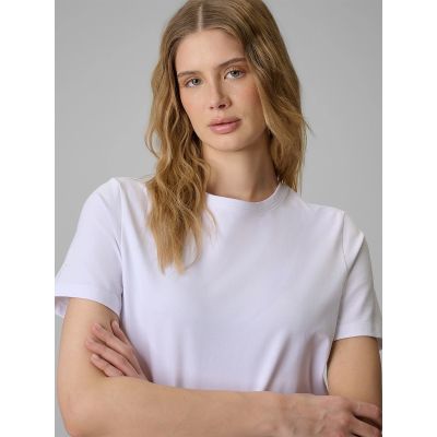 3. Women's regular plain T-shirt 4F 4FRMM00TTSHF3617-10S