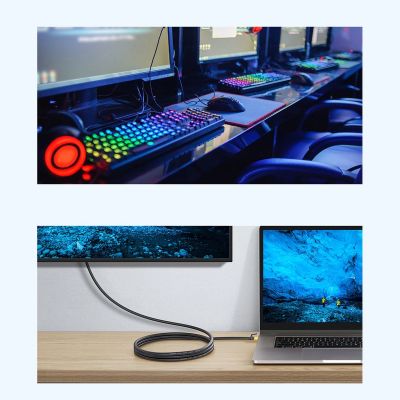 18. Baseus Speed Seven High Speed RJ45 Network Cable 10Gbps 1m Black (WKJS010101)