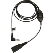Jabra 8735-019 Audio Cable 0.5m QD 3.5mm Black