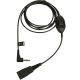 Jabra 8735-019 Audio Cable 0.5m QD 3.5mm Black