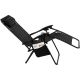 21. FOLDABLE GARDEN CHAIR MULTIFUNCTIONAL 175X52/65X107CM BLACK