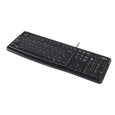 18. Logitech K120 Membrane Keyboard 920-002479 (USB 2.0; black)