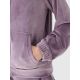 5. Girls' velour zip-up hoodie sweatshirt 4F Junior 4FJWAW24TSWSF1217-51S