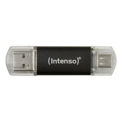 Intenso Twist Line USB Flash Drive 128GB USB Type-A / USB Type-C 3.2 Gen 1 (3.1 Gen 1) Anthracite