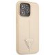 4. Guess GUHCP14XPSATLE iPhone 14 Pro Max 6,7 "beige / beige hardcase SaffianoTriangle Logo
