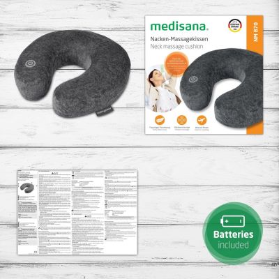 8. Medisana NM 870 Vibrating Travel Neck Pillow