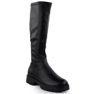 Women’s black platform boots Potocki 25-12729
