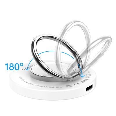 3. MagSafe Choetech T603-F inductive charger with holder - white