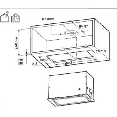 10. Built-in hood ELICA LANE BL/A/52 PRF0165830