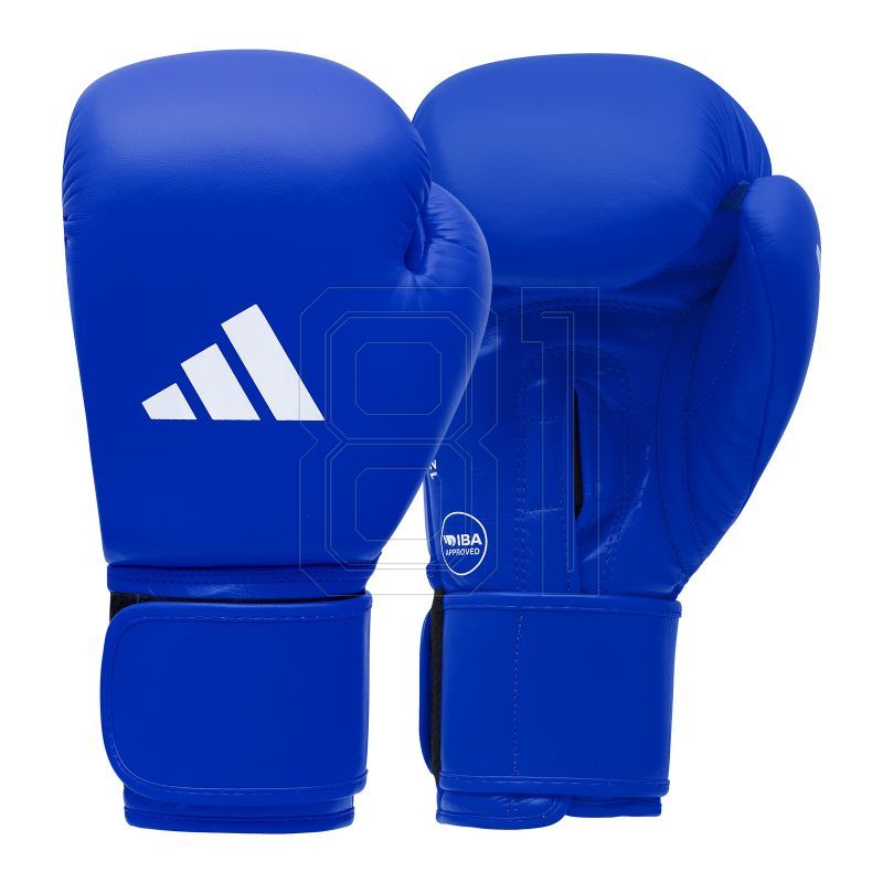 12. IBA approved adidas tournament boxing gloves blue