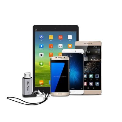 6. Ugreen adapter USB Type C to micro USB adapter gray (50590)